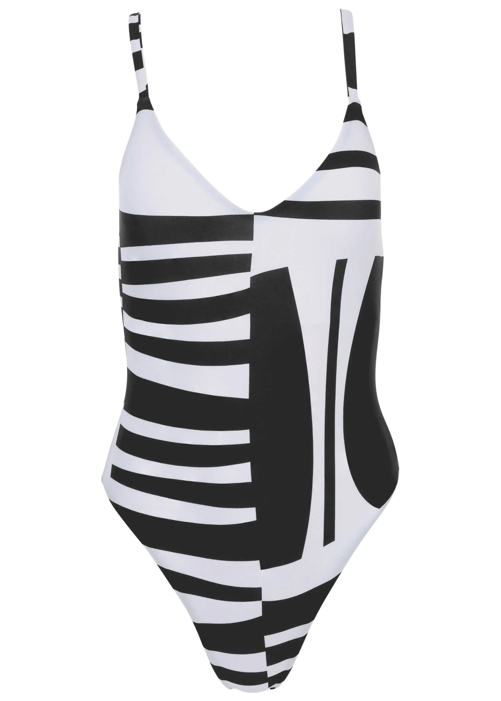Tulum High Leg Swimsuit - Modern Abstract sold by VENUS product image thumbnail 3