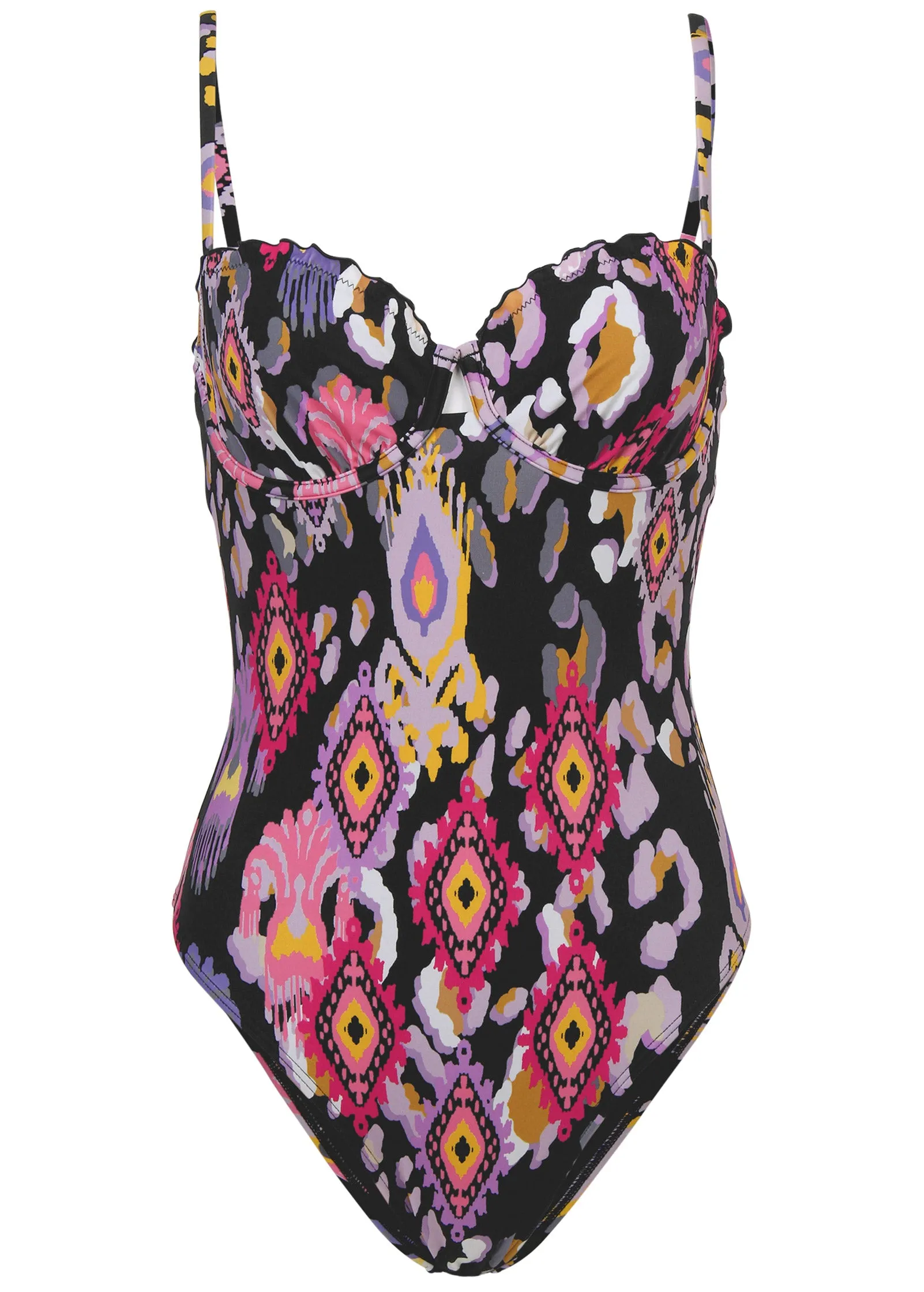 Bermuda Underwire Swimsuit - Desert Ikat Black sold by VENUS product image thumbnail 3