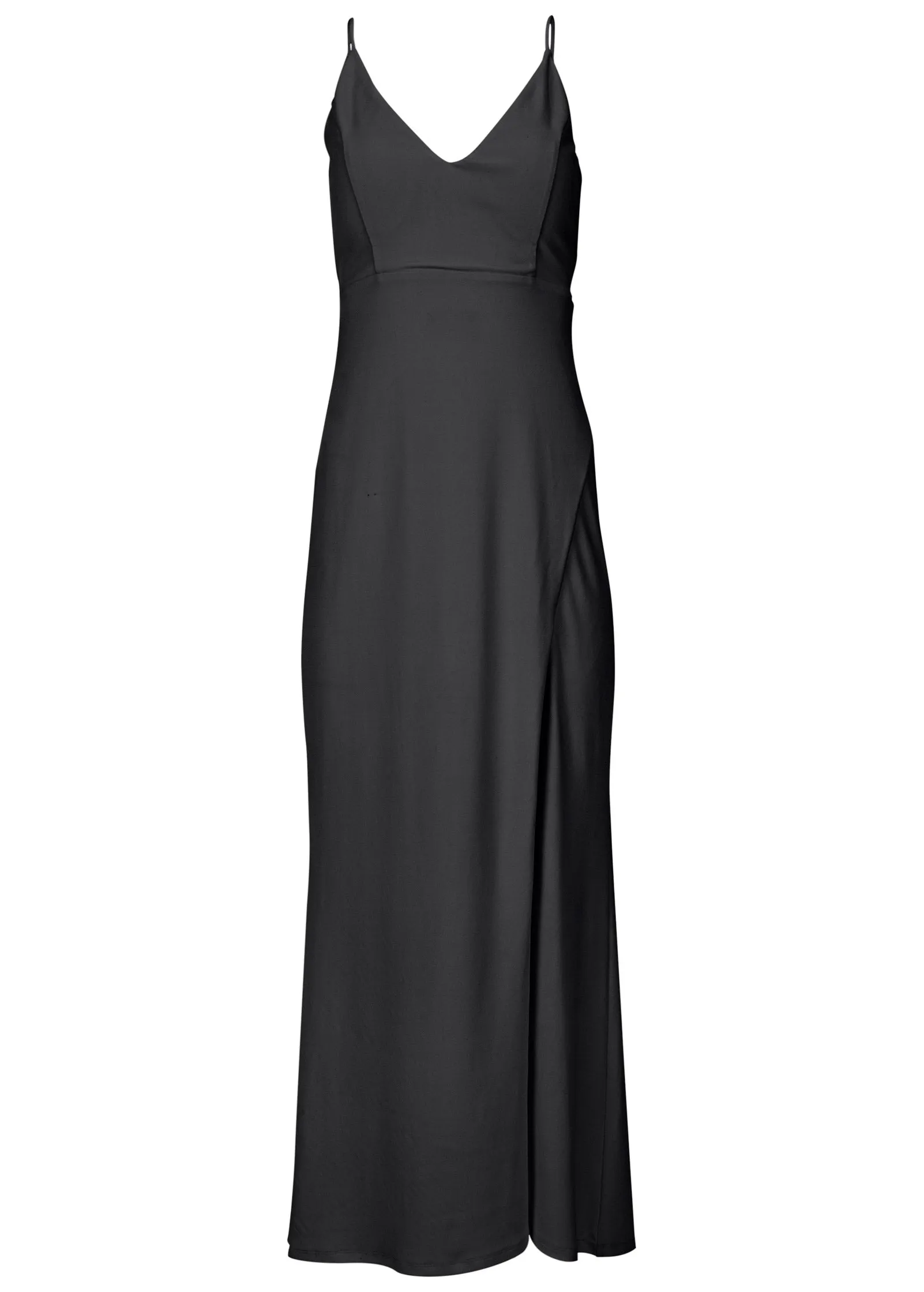 Matte Jersey Maxi Dress - Jet Black sold by VENUS product image thumbnail 3