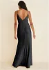 Matte Jersey Maxi Dress - Jet Black sold by VENUS