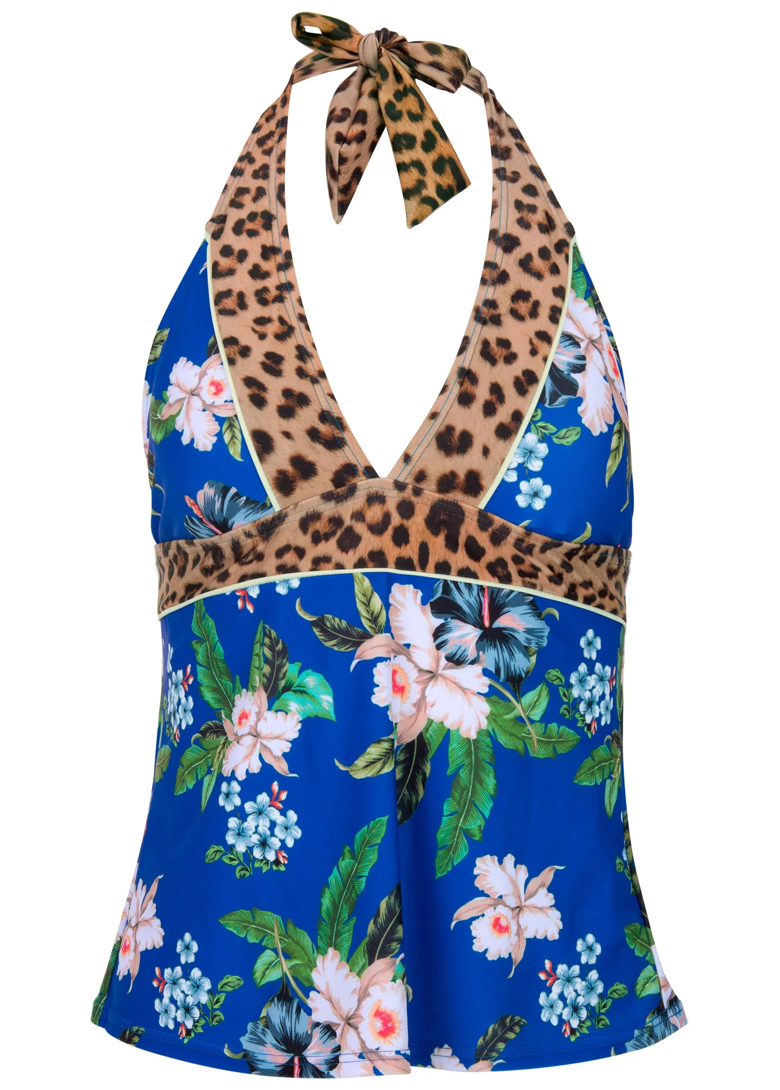 Athens Halter Tankini - Ocean Floral sold by VENUS product image thumbnail 3