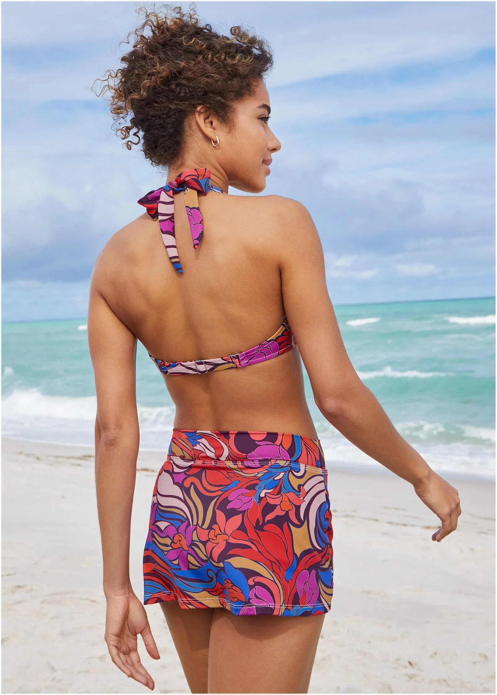 Marilyn Push-Up Bikini Top - Floral Paisleys sold by VENUS product image thumbnail 2