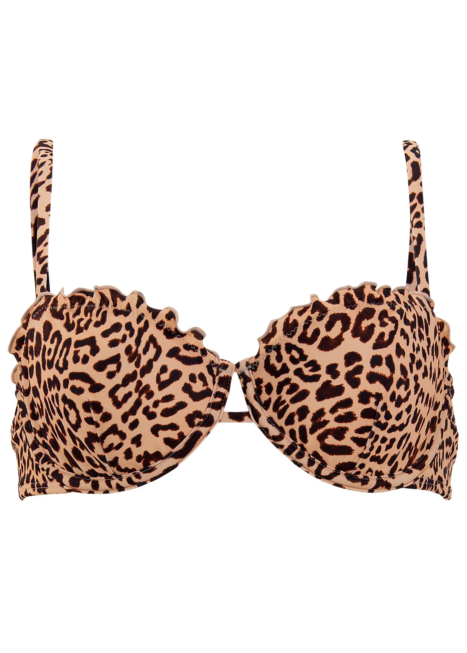 Bermuda Bikini Top - Lush Cheetah sold by VENUS product image thumbnail 4