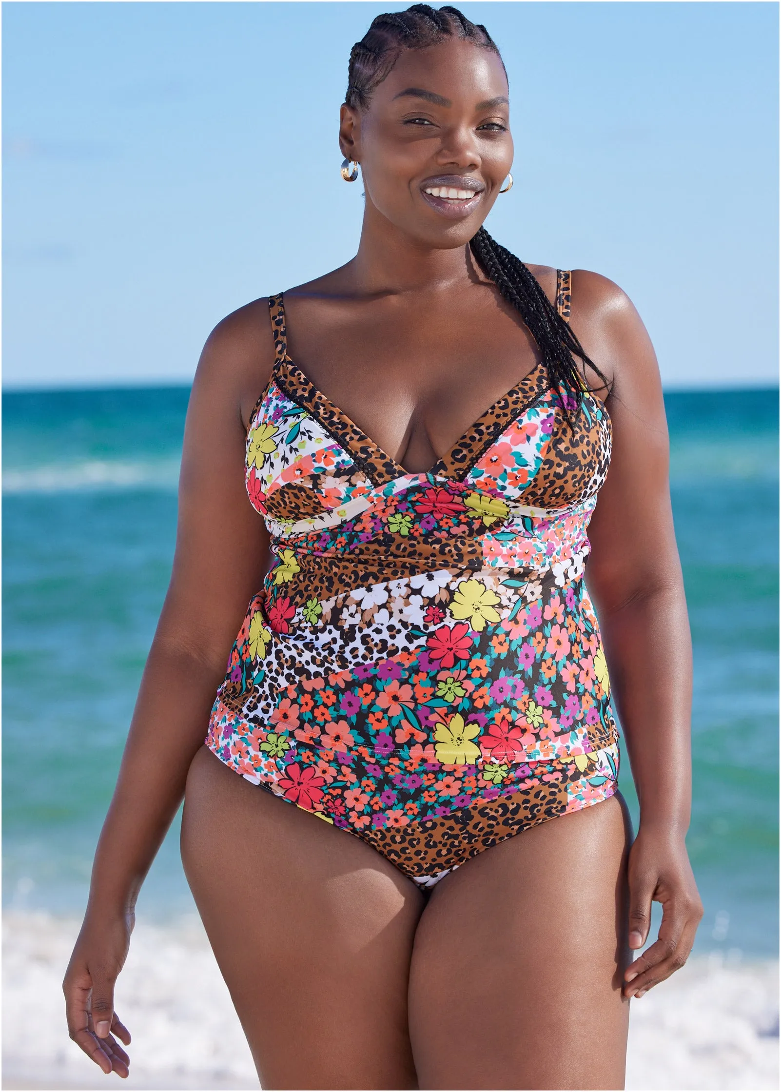 Fiji Moderate Bikini Bottom - Fierce Florals sold by VENUS product image thumbnail 4