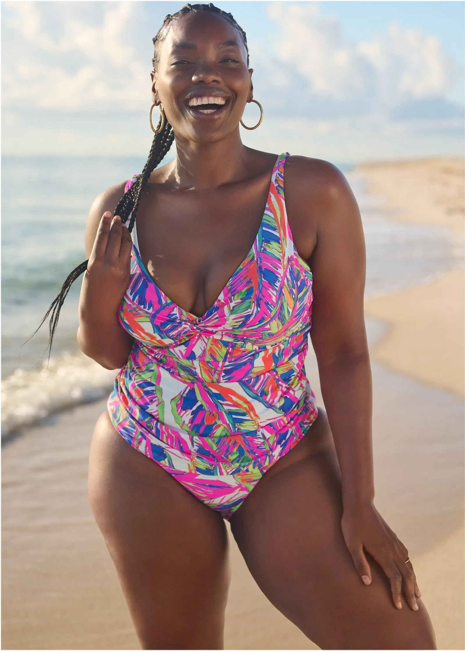 Bali Moderate Bottom - Bright Palm sold by VENUS product image thumbnail 5