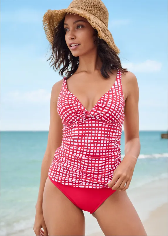 Paros Underwire Tankini - Checker Me sold by VENUS