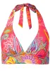 Anguilla Halter Bikini Top - Festive Occasion sold by VENUS
