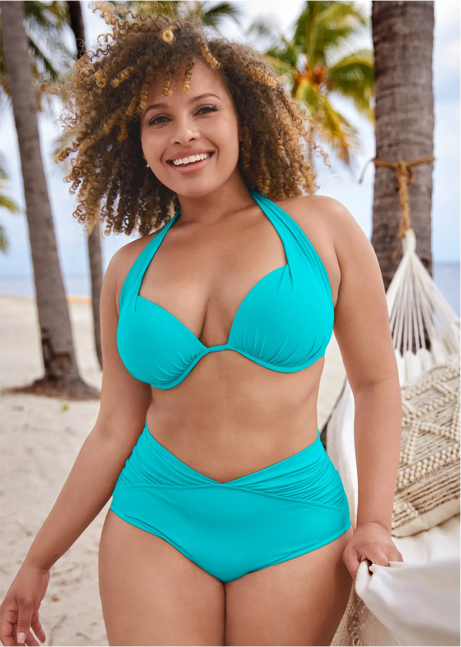 Marilyn Push-Up Bikini Top - Aqua Reef sold by VENUS product image thumbnail 5