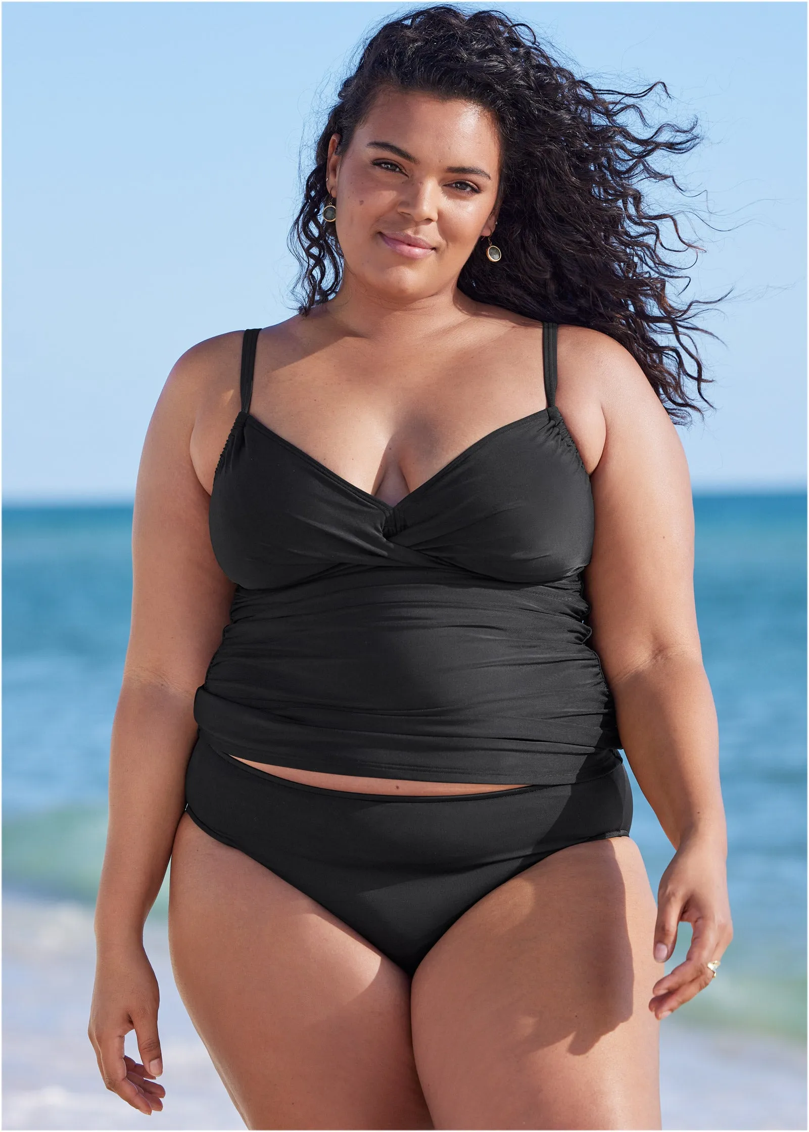 Bali Moderate Bikini Bottom - Black Beauty sold by VENUS product image thumbnail 5