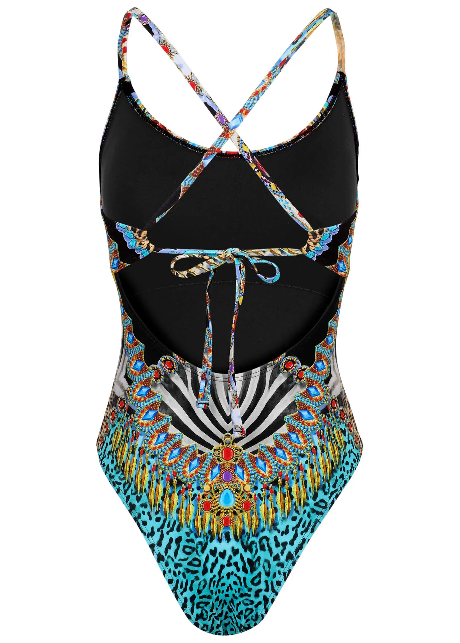 Bondi One-Piece Swimsuit - Mirrored Jungle sold by VENUS product image thumbnail 4