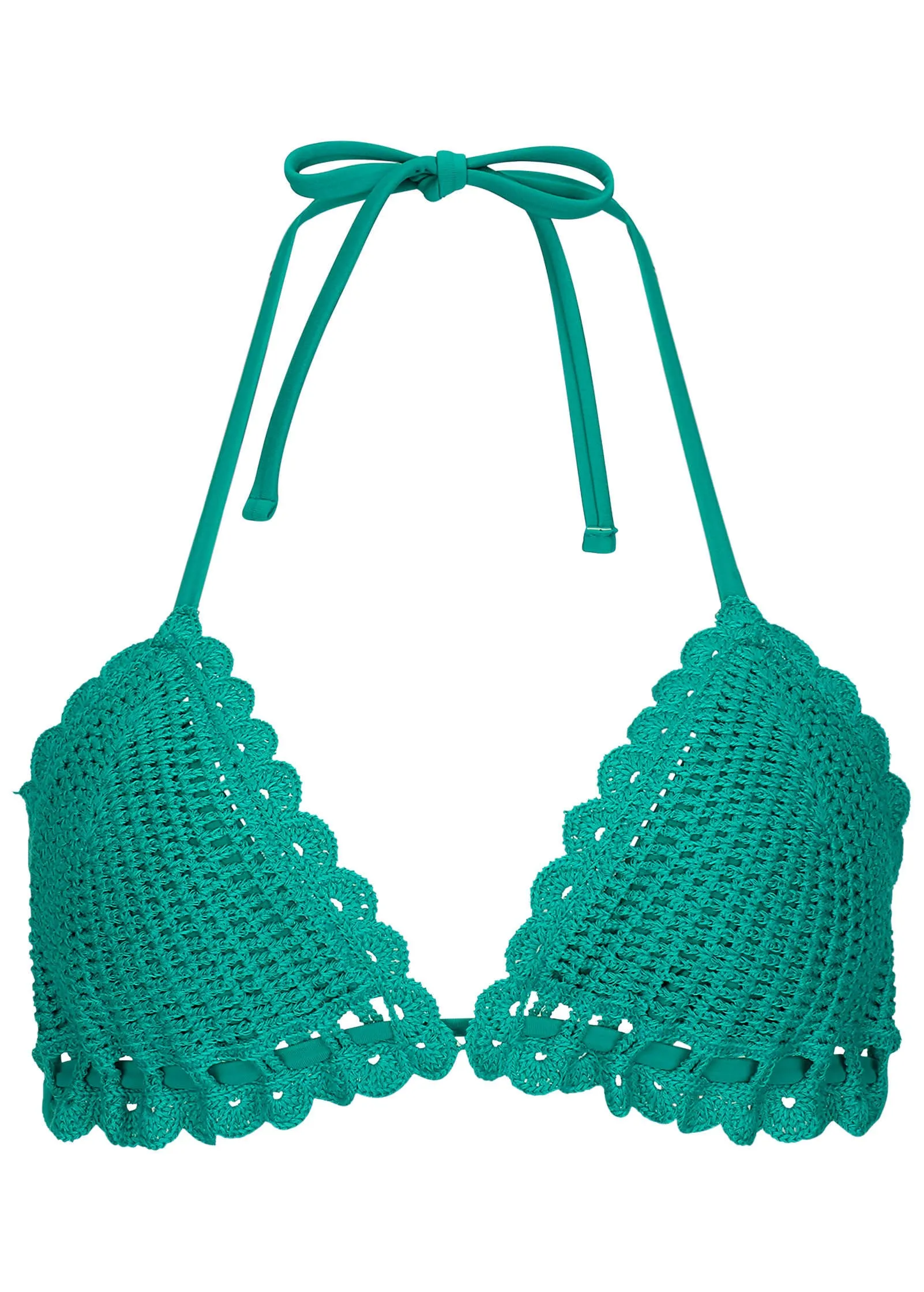 Crochet Bahamas Bikini Top - Tropical Green sold by VENUS product image thumbnail 5