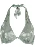 Belize Underwire Bikini Top - Silver Metallic sold by VENUS