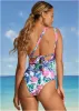 One Shoulder Swimsuit - Botanical Garden sold by VENUS