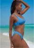 Bali Moderate Bikini Bottom - Azure Blue sold by VENUS