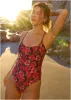 Bondi One-Piece Swimsuit - Rose Garden sold by VENUS