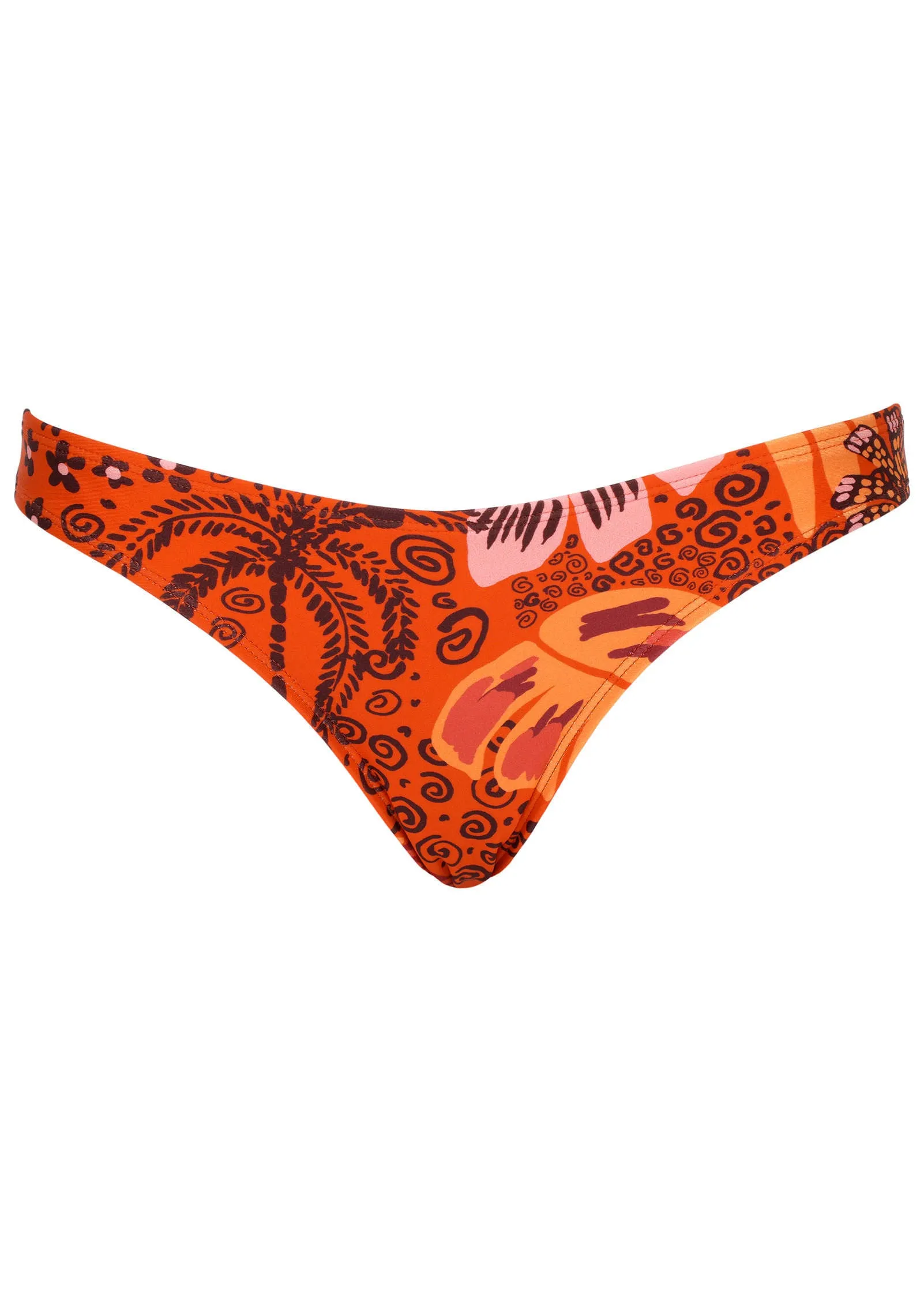 Bali Moderate Bikini Bottom - Parrot Palm sold by VENUS product image thumbnail 3