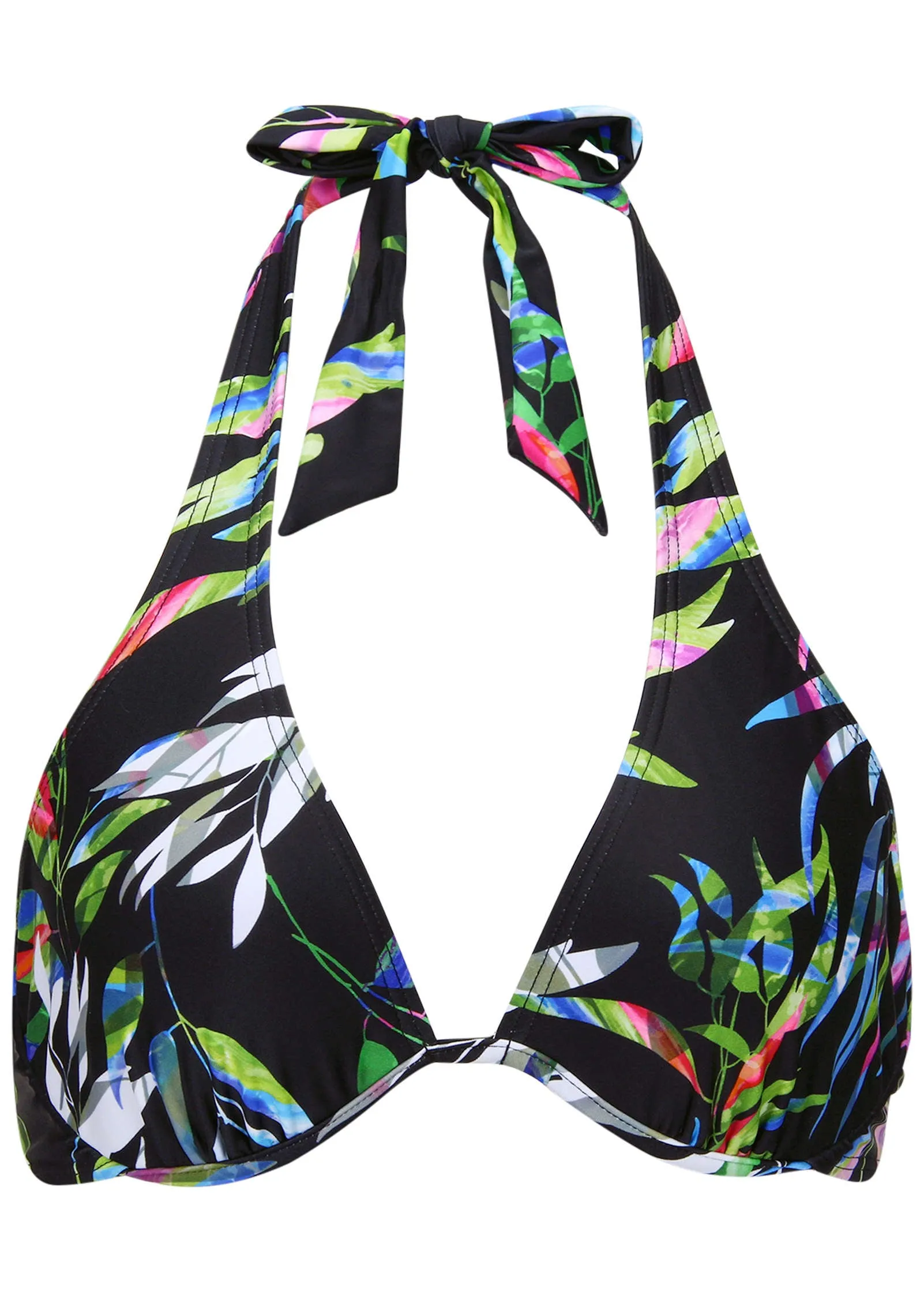 Belize Underwire Bikini Top - Striped Leaves sold by VENUS product image thumbnail 3