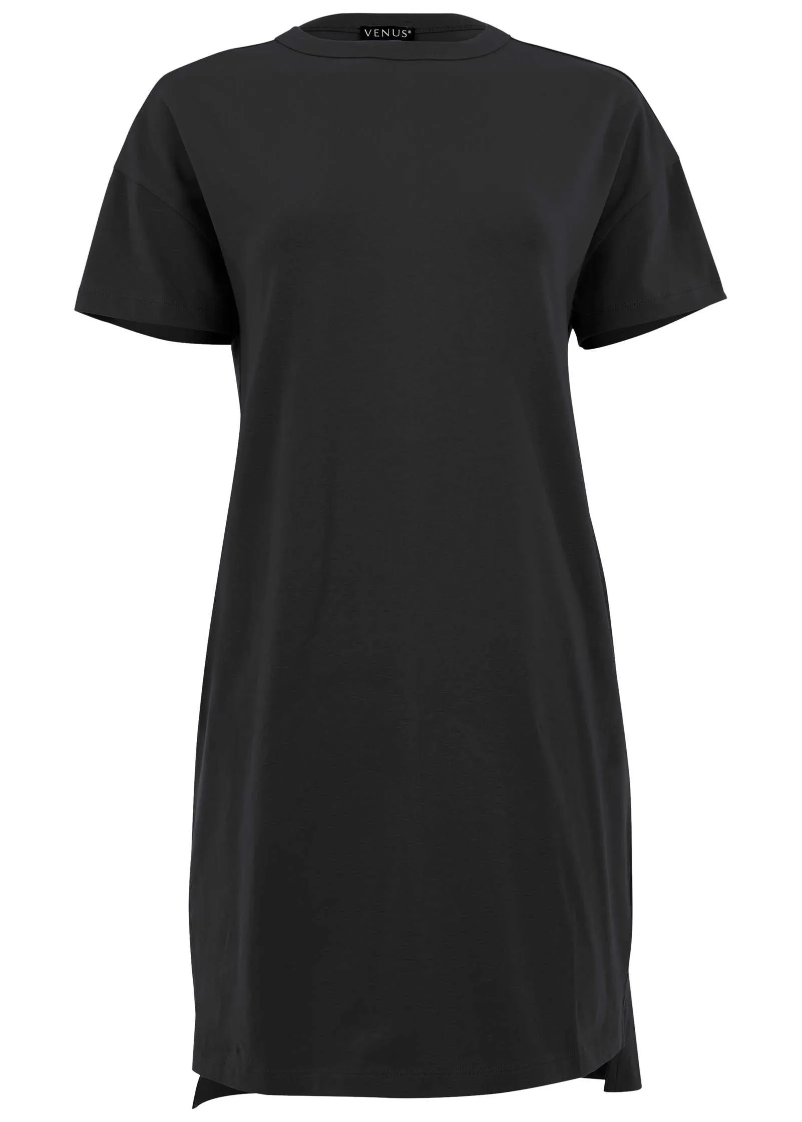 T-Shirt Dress - Jet Black sold by VENUS product image thumbnail 3
