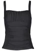 Sydney Ruched Tankini - Jet Black sold by VENUS