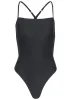 Capri Strappy One-Piece - Jet Black sold by VENUS