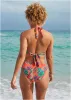 Anguilla Halter Bikini Top - Tropical Sunset All-Over sold by VENUS