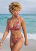 Anguilla Halter Bikini Top - Tropical Sunset All-Over sold by VENUS