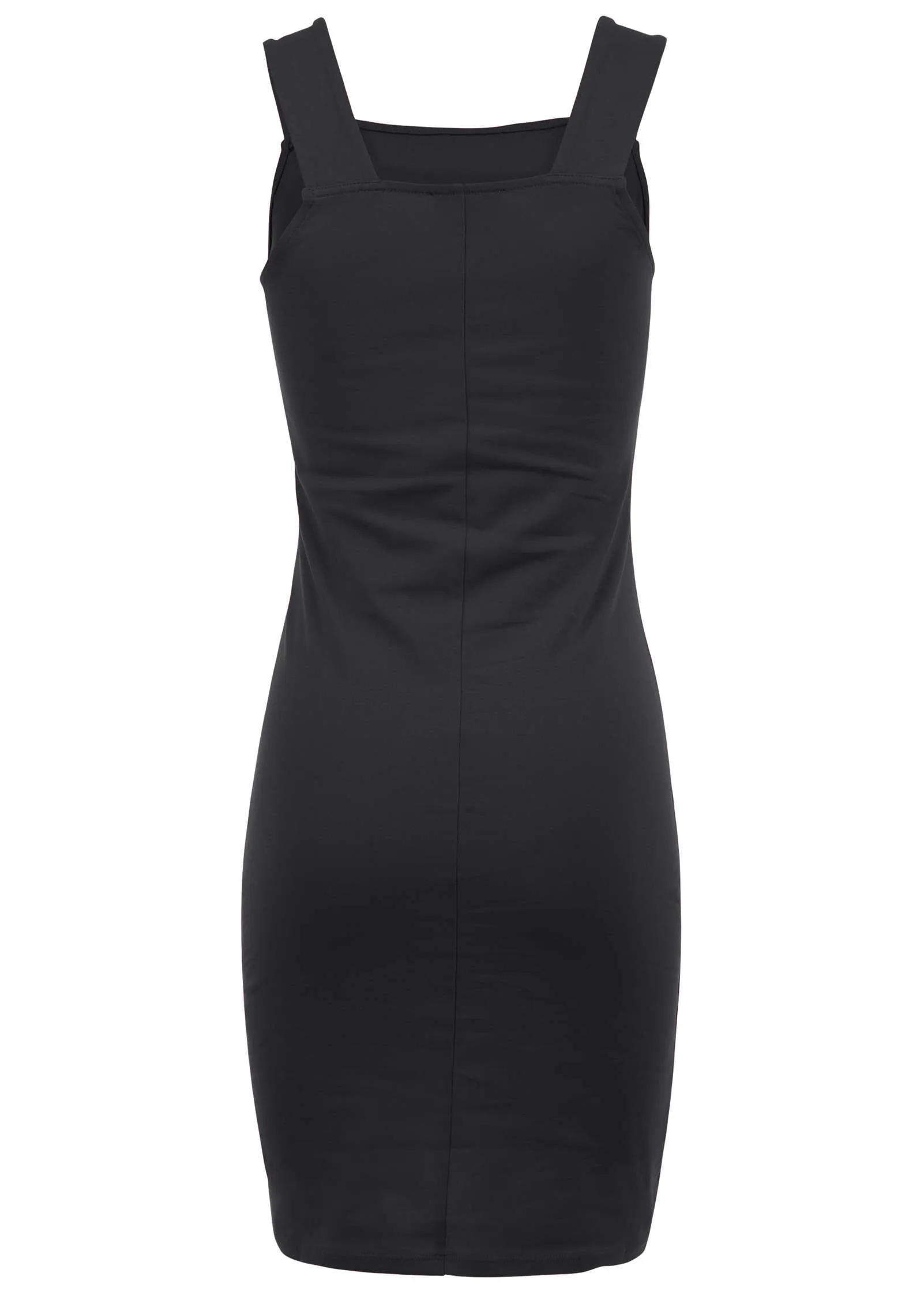 Square Neck Tank Dress - Jet Black sold by VENUS product image thumbnail 4