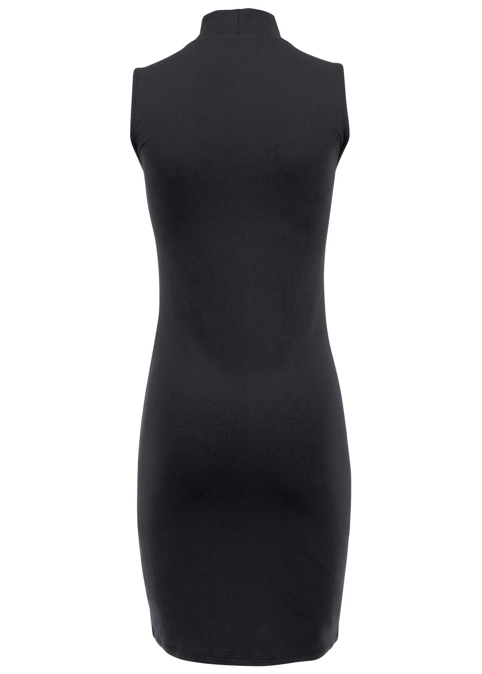 Mock Neck Mini Dress - Jet Black sold by VENUS product image thumbnail 4