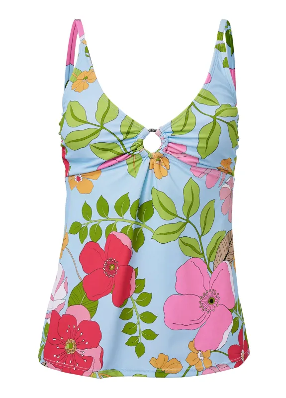 Willow Ring Tankini Top - Soft Meadow sold by VENUS