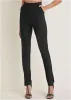 Smoothing Ponte Skinny Pants - Jet Black sold by VENUS