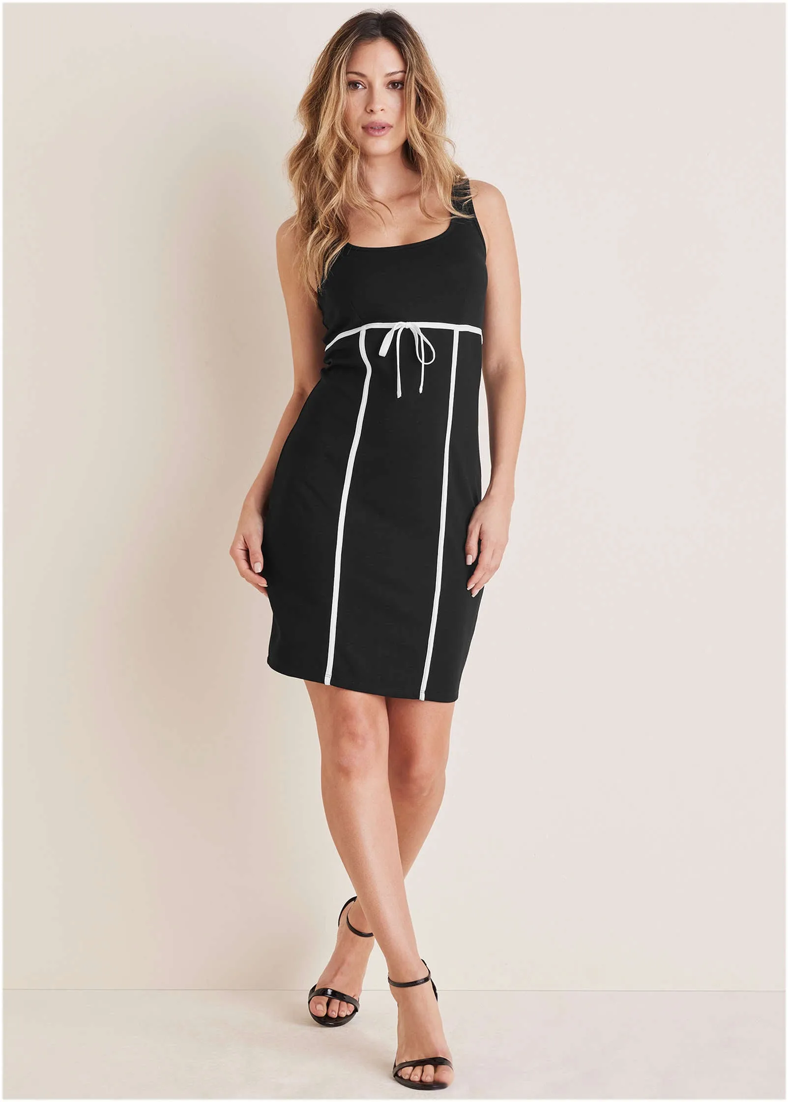 Ponte Bodycon Mini - Jet Black sold by VENUS product image thumbnail 2