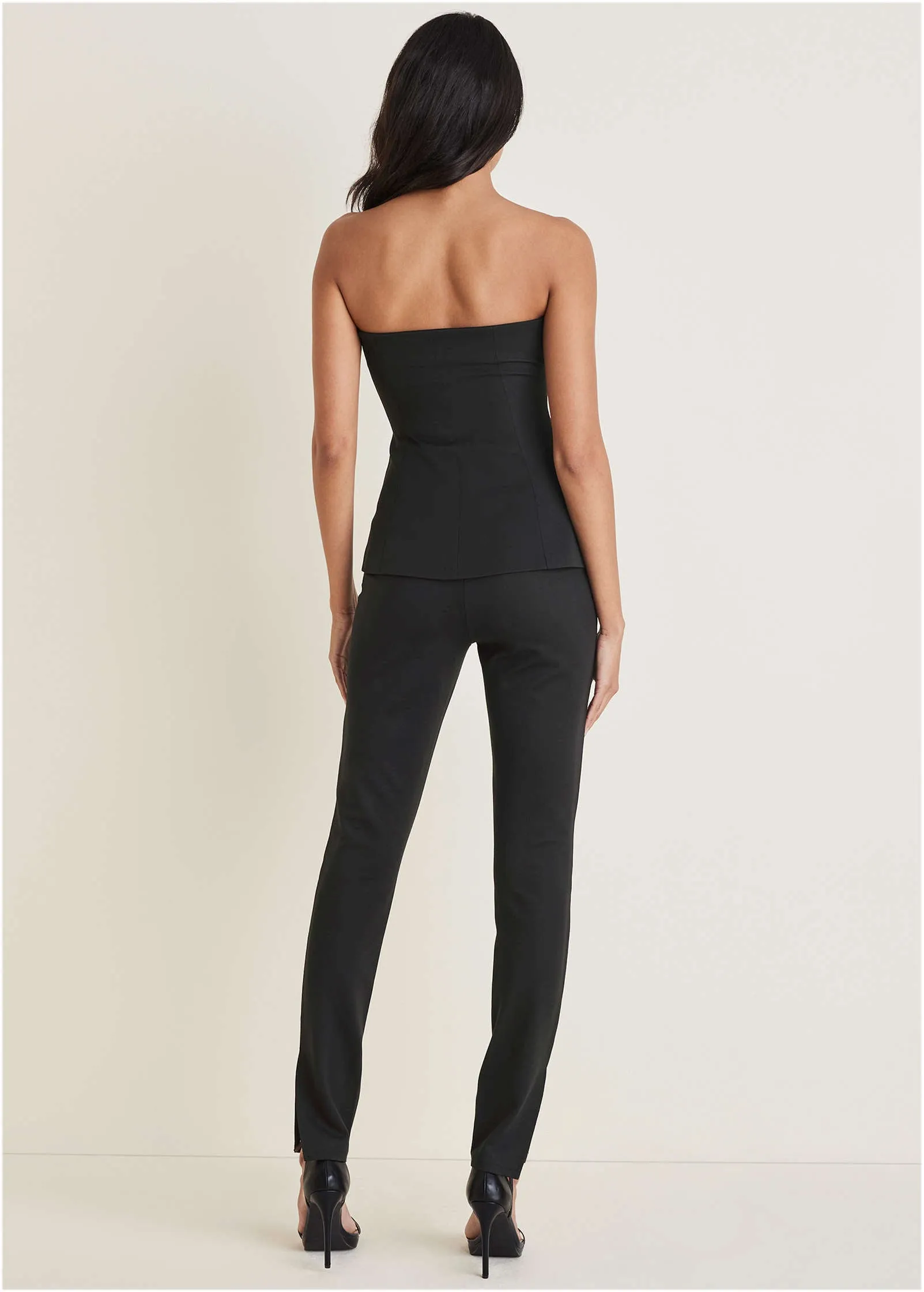 Sweetheart Suiting Top - Jet Black sold by VENUS product image thumbnail 2