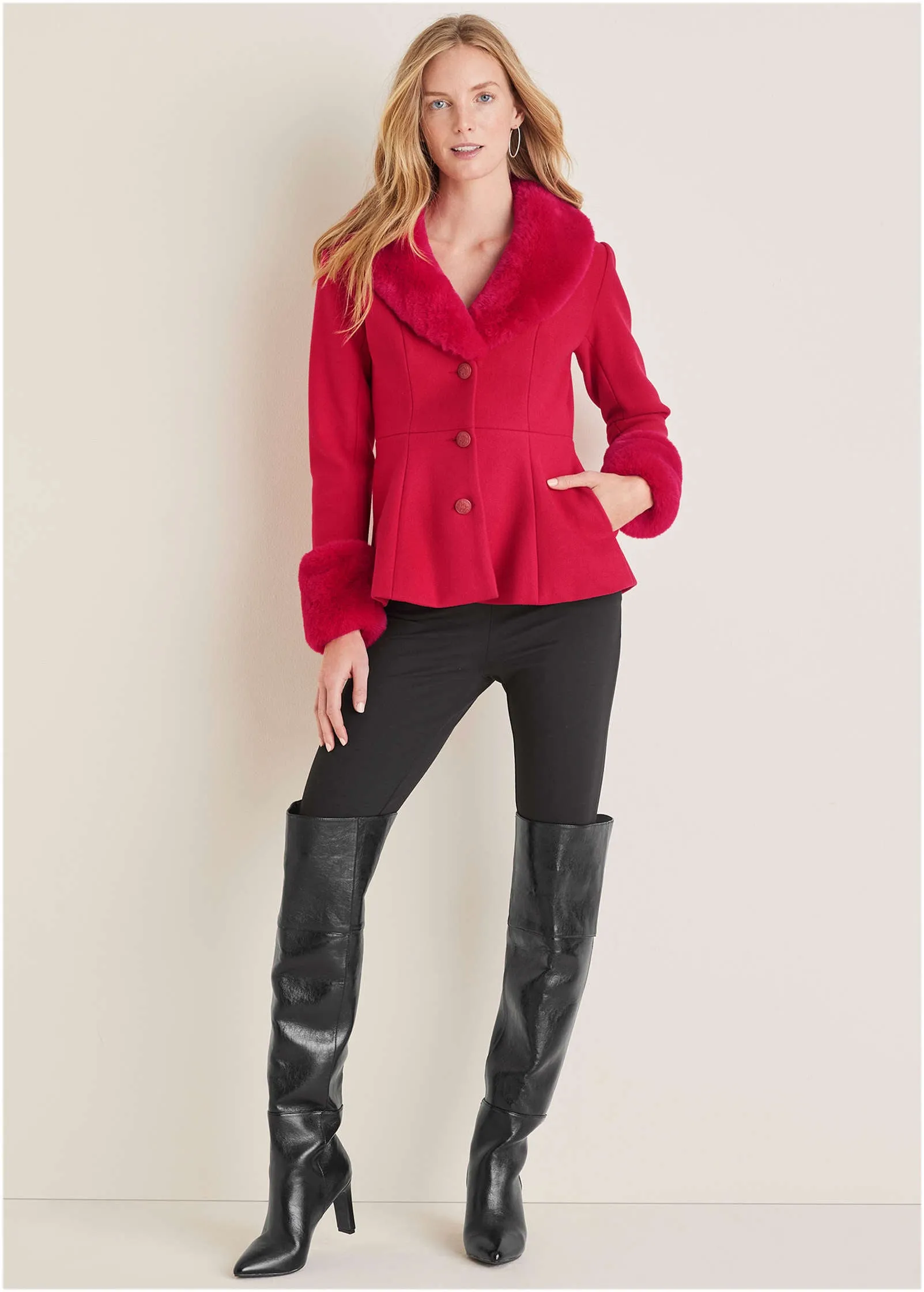 Over-The-Knee Boots - Jet Black sold by VENUS product image thumbnail 5