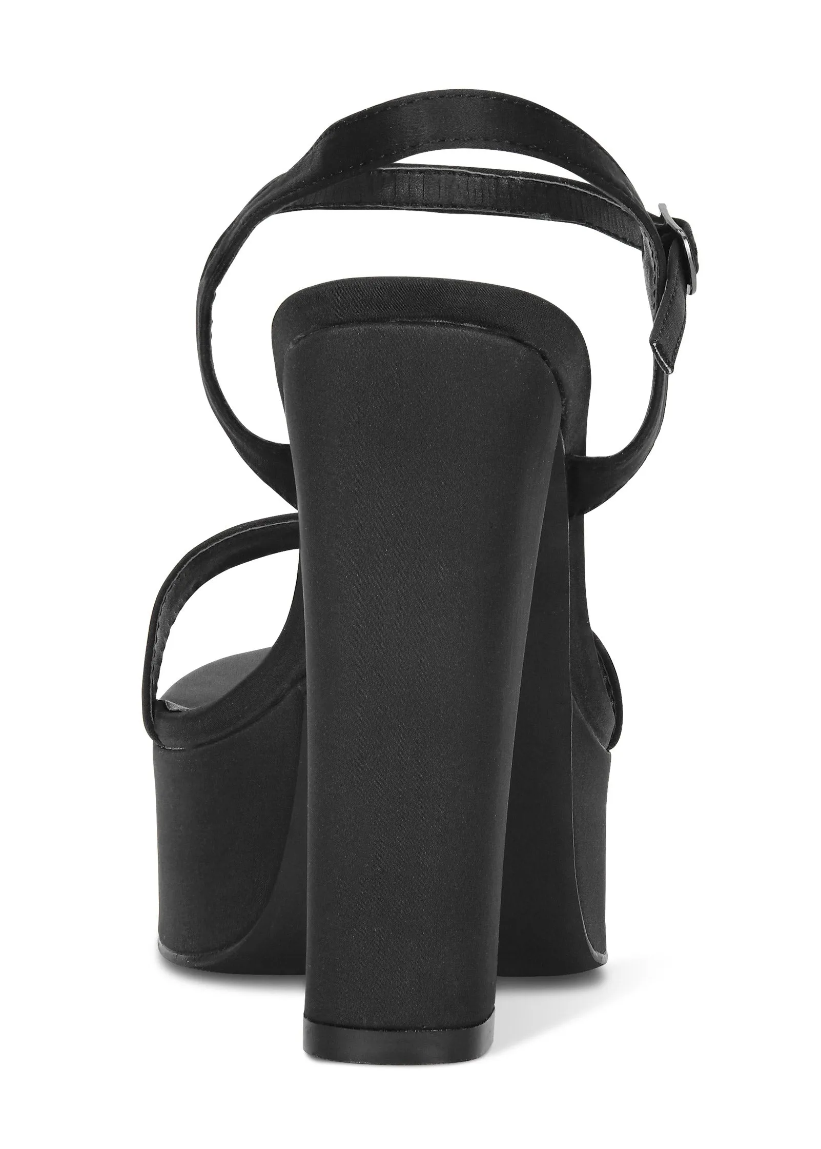 Platform Chunky Heels - Jet Black sold by VENUS product image thumbnail 4