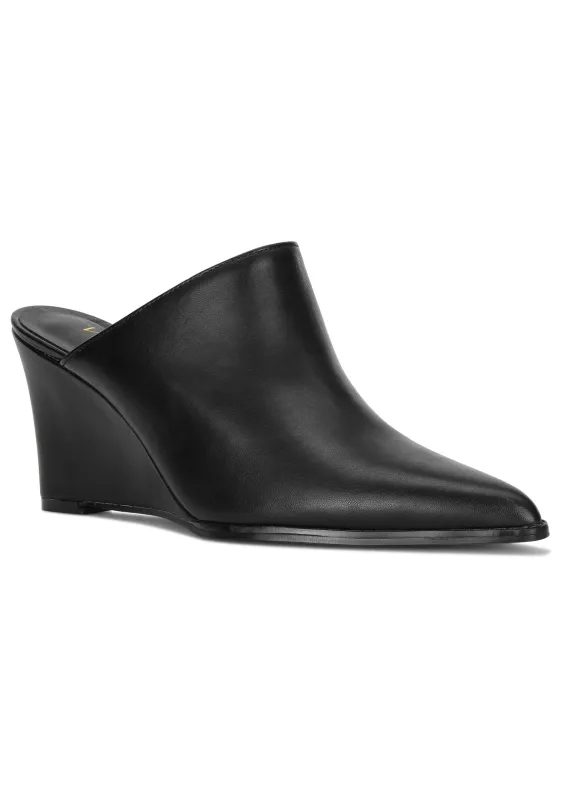 Closed Toe Mule - Jet Black sold by VENUS