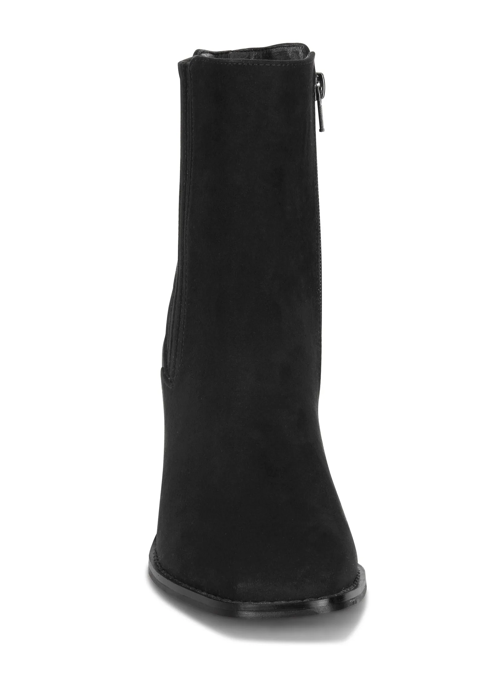 Square Toe Booties - Jet Black sold by VENUS product image thumbnail 3