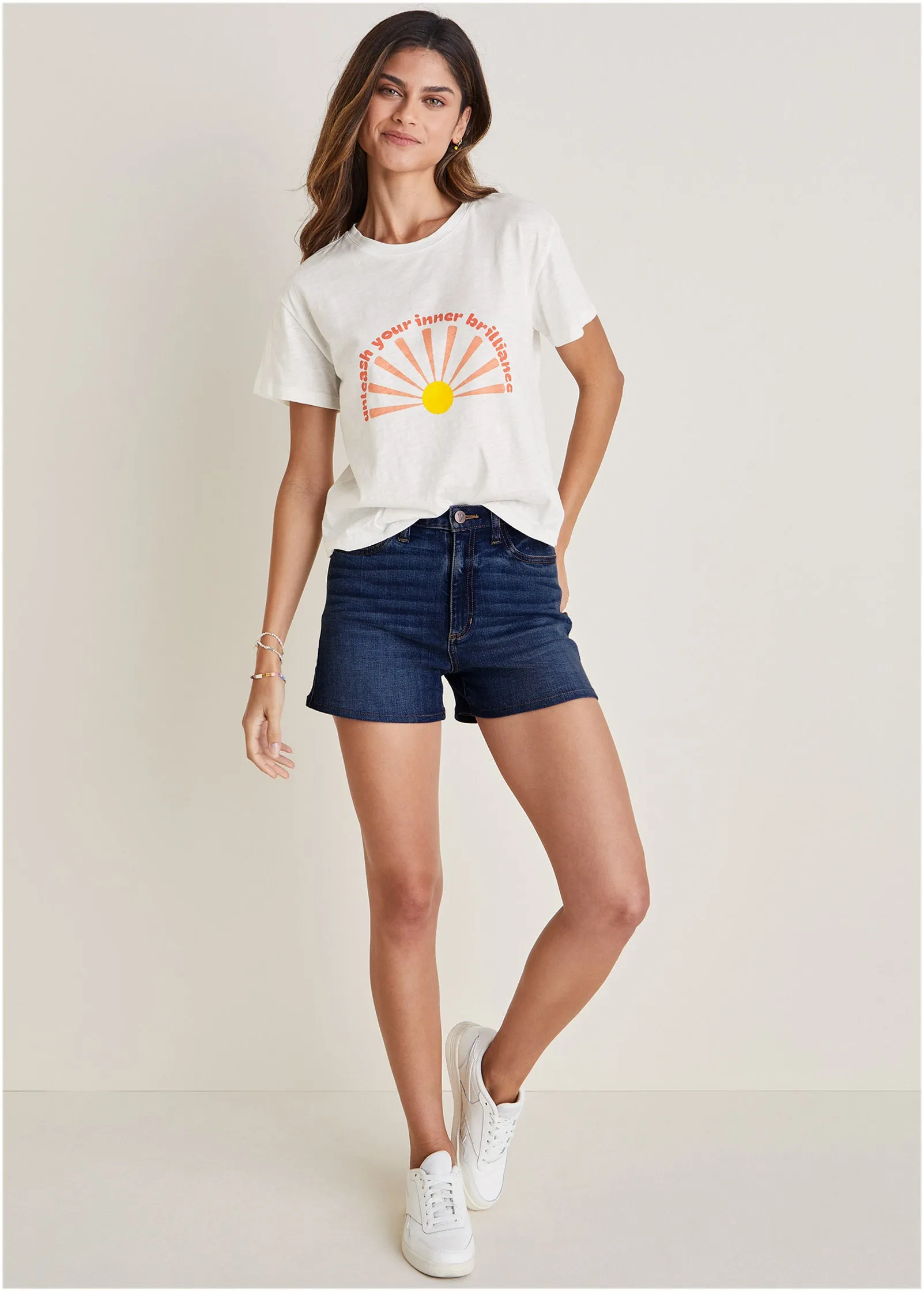 Brilliance Graphic Tee - Cloud Dancer sold by VENUS product image thumbnail 4