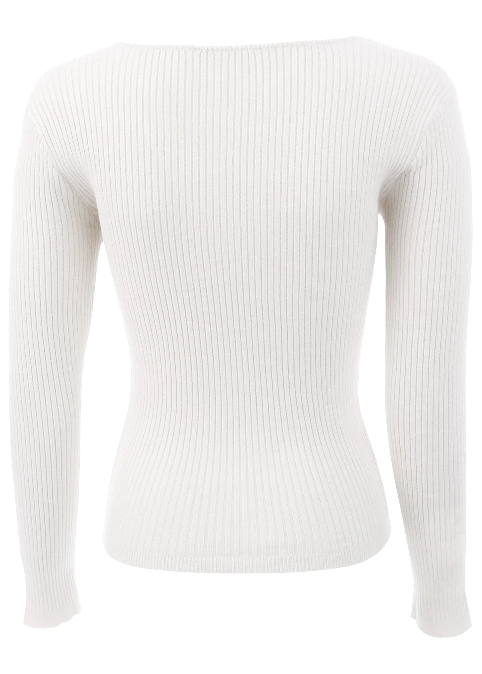 Long Sleeve Sweater - Cloud Dancer sold by VENUS product image thumbnail 5