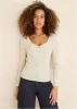Long Sleeve Sweater - Cloud Dancer sold by VENUS