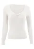 Long Sleeve Sweater - Cloud Dancer sold by VENUS