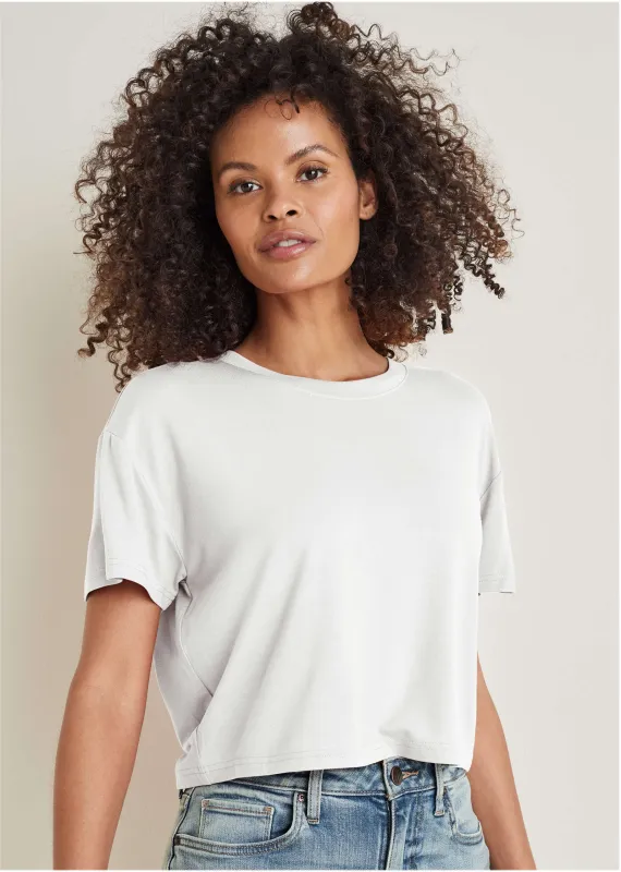 Crew Neck Tee - Cloud Dancer sold by VENUS