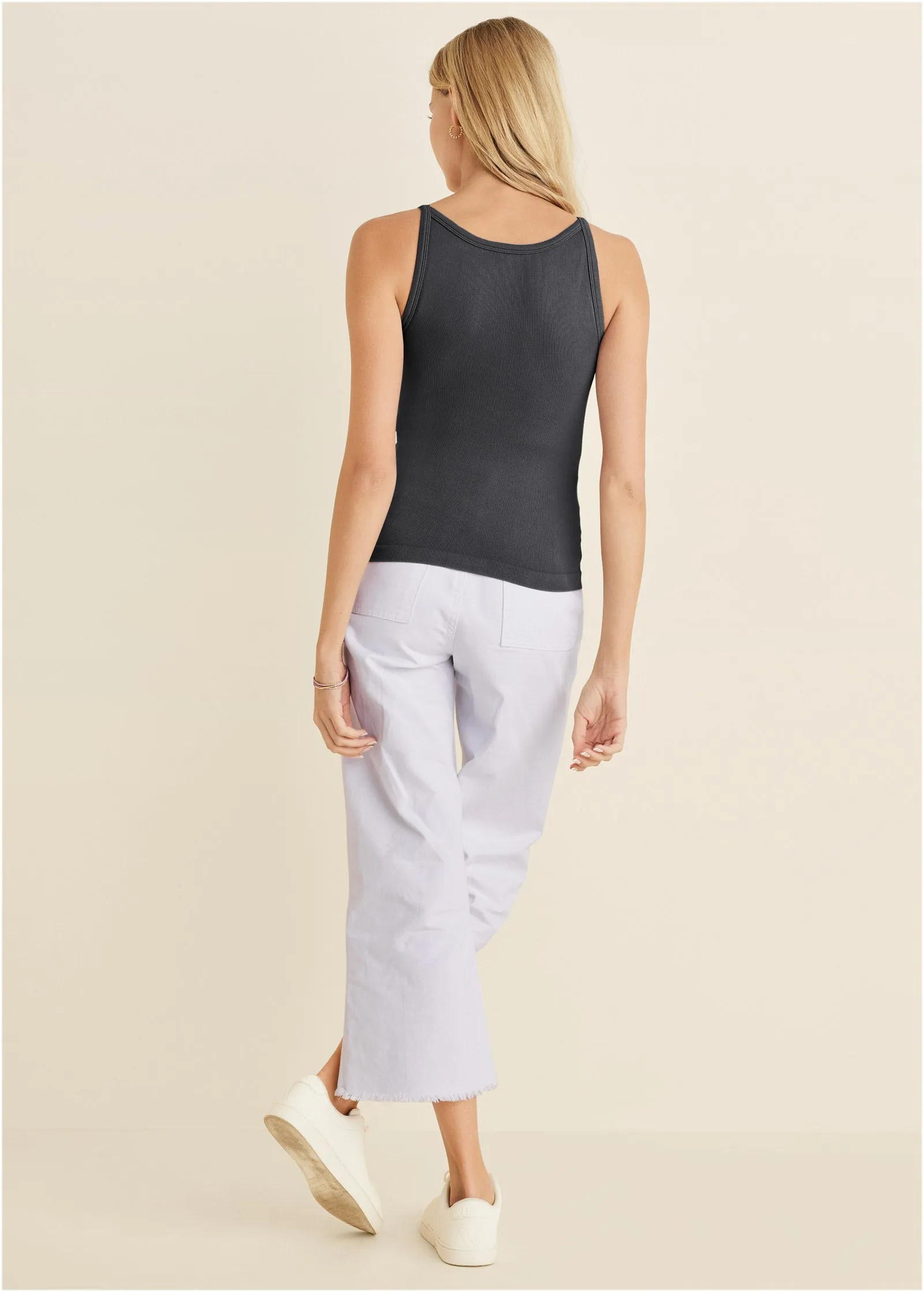 Seamless Tank - Jet Black sold by VENUS product image thumbnail 3