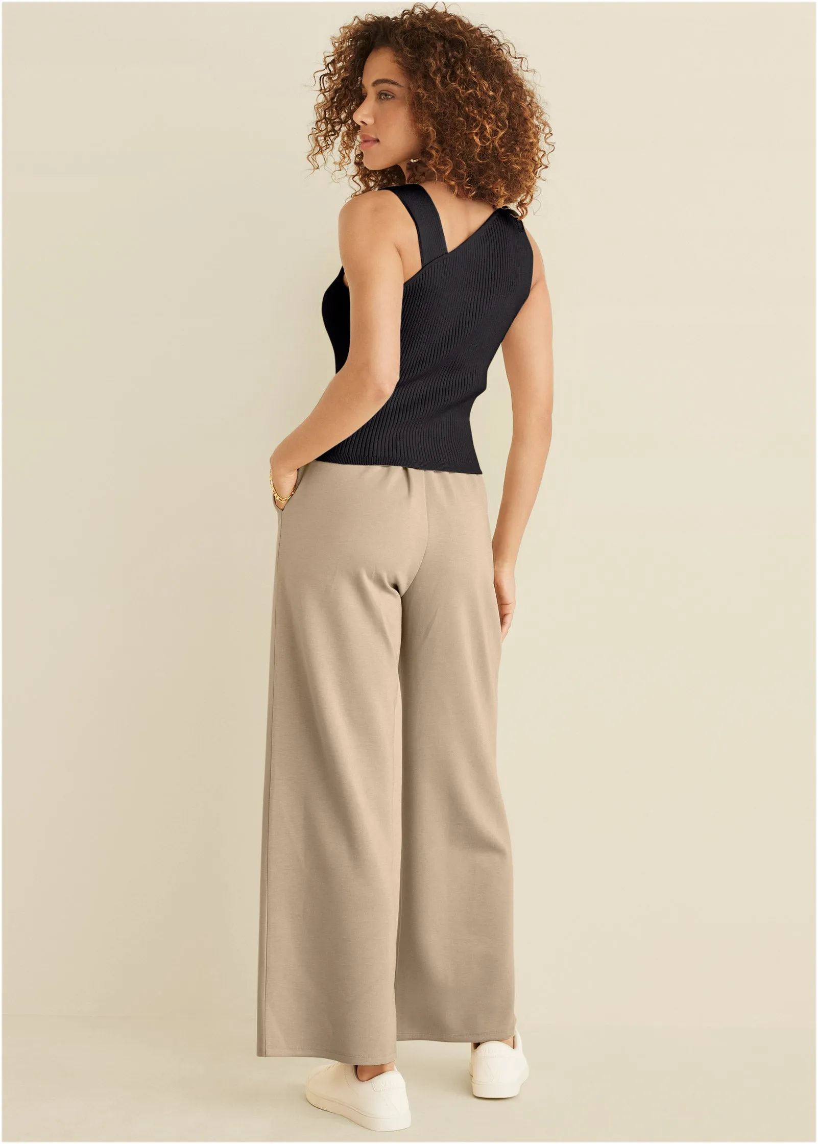 Twist Detail Sweater Tank - Jet Black sold by VENUS product image thumbnail 3