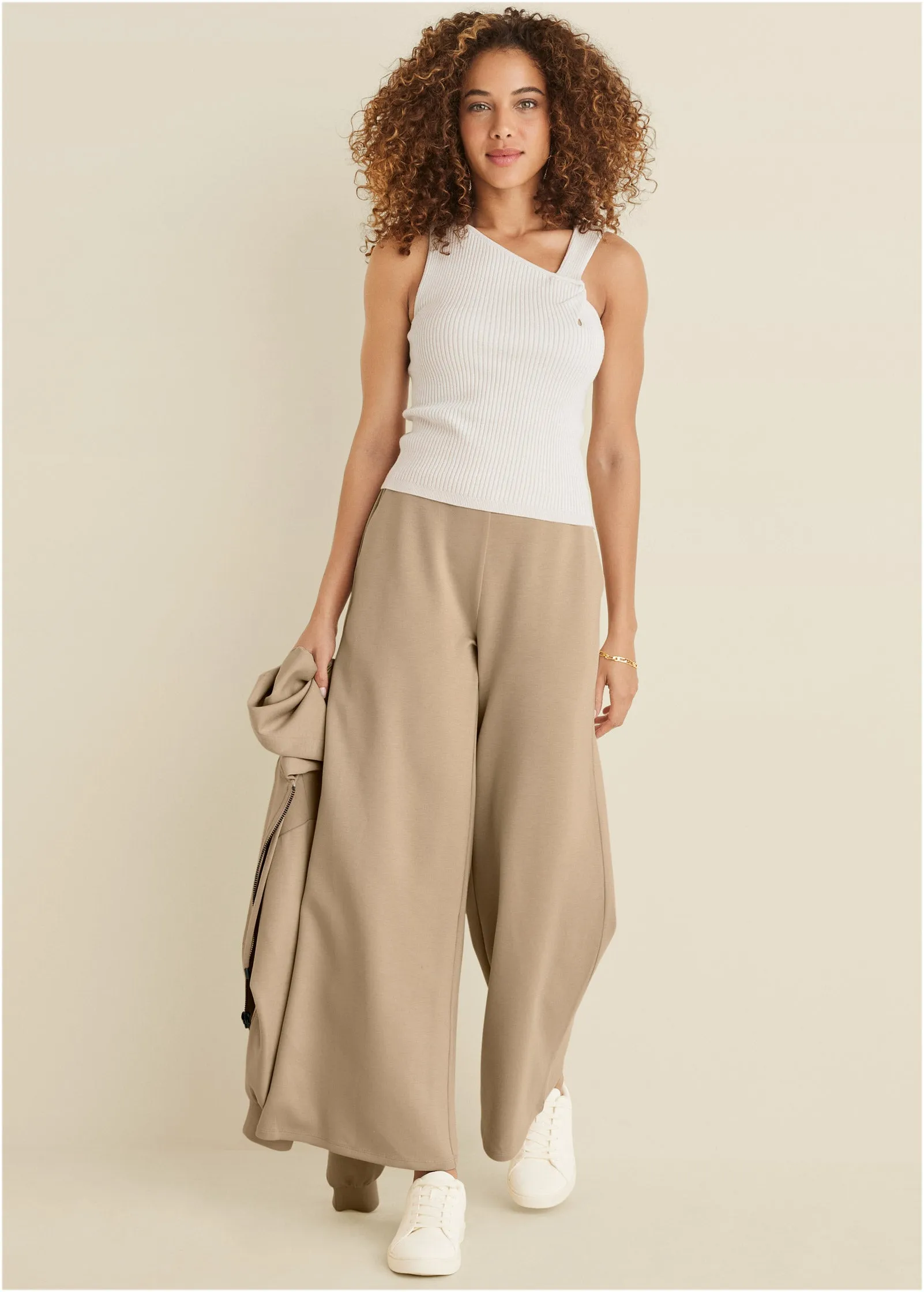 Twist Detail Sweater Tank - Cloud Dancer sold by VENUS product image thumbnail 2