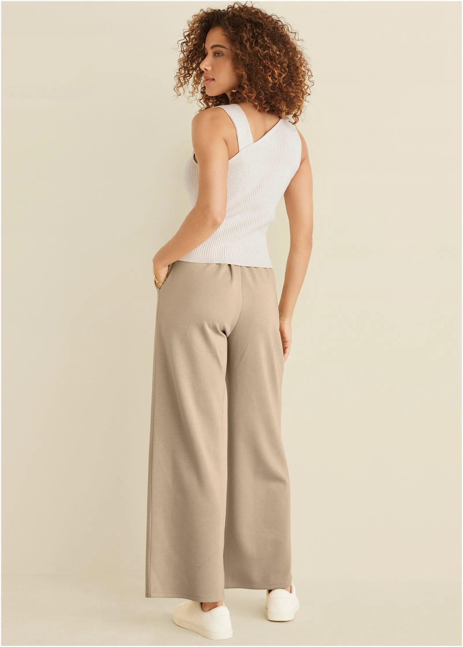 Twist Detail Sweater Tank - Cloud Dancer sold by VENUS product image thumbnail 3