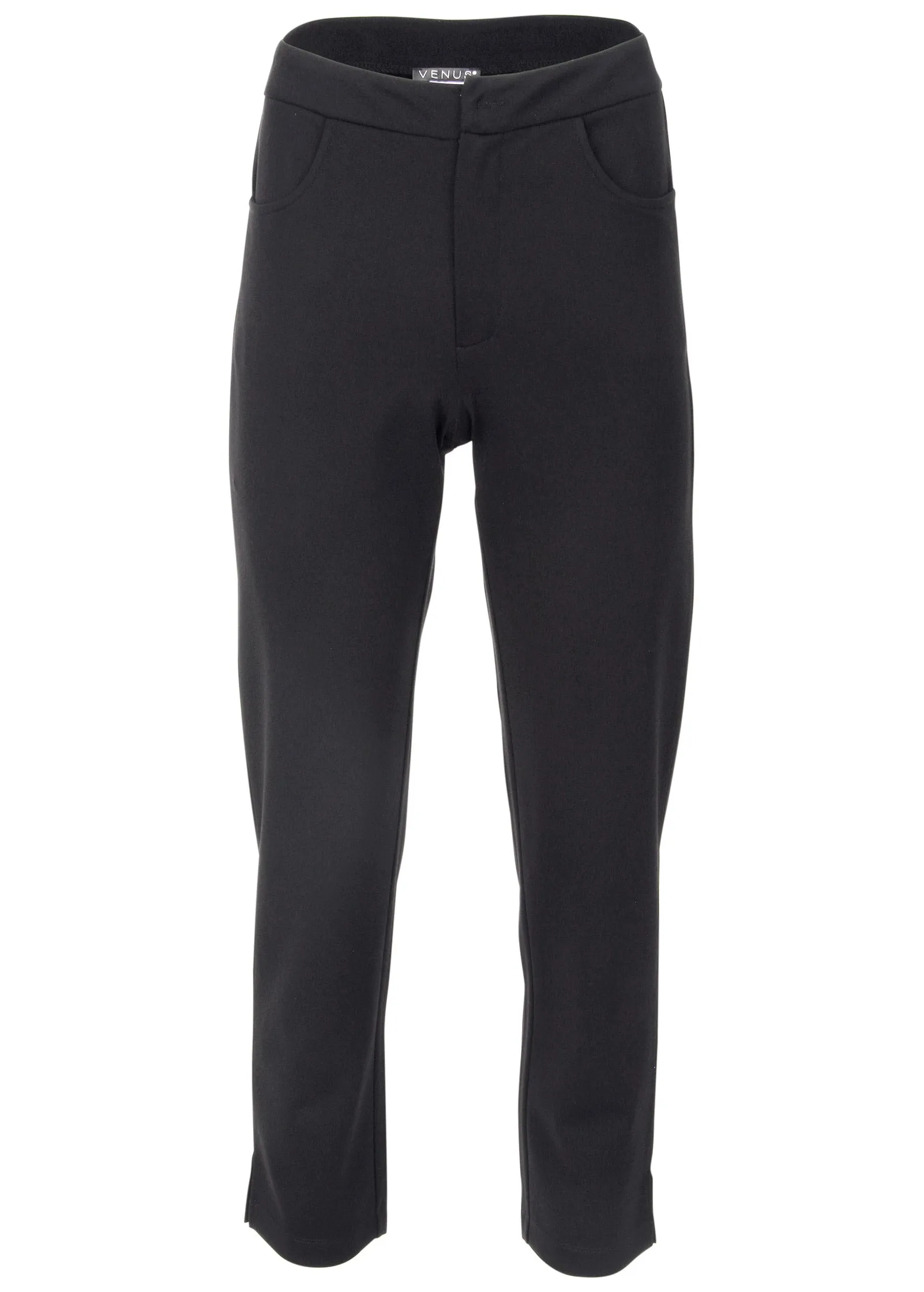 Smoothing Ponte Straight Leg Pants - Jet Black sold by VENUS product image thumbnail 5