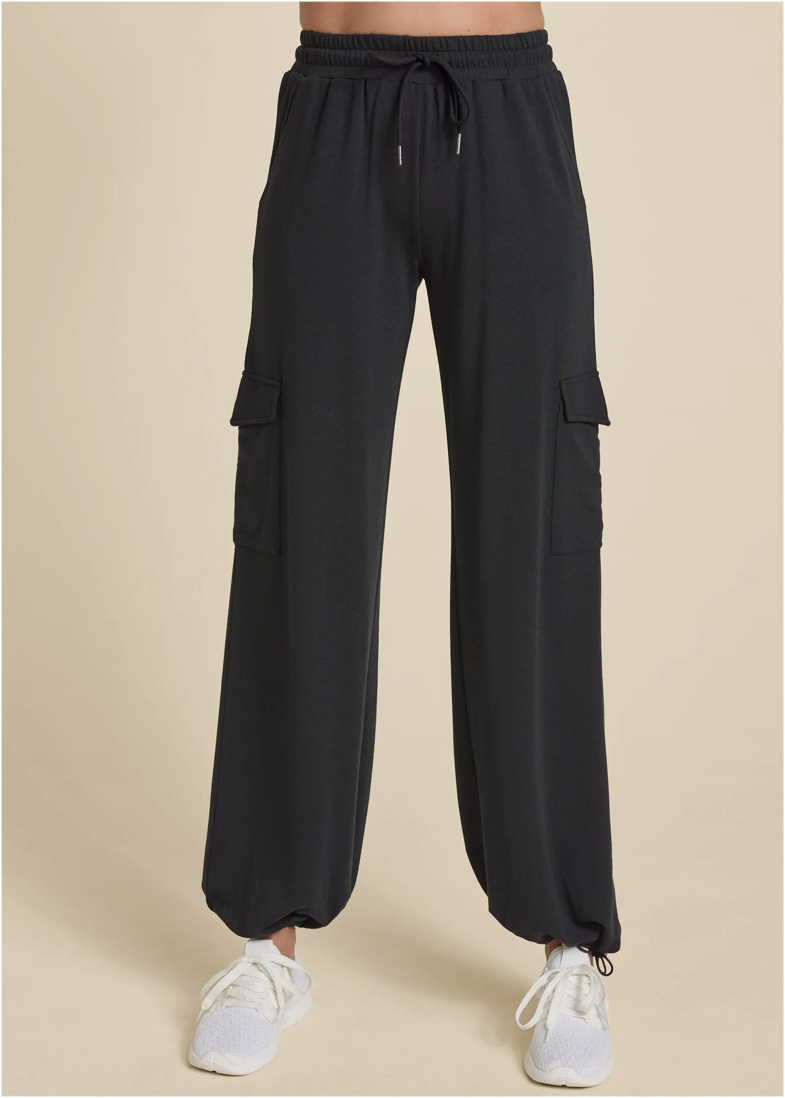Cargo Lounge Pants - Jet Black sold by VENUS product image thumbnail 2