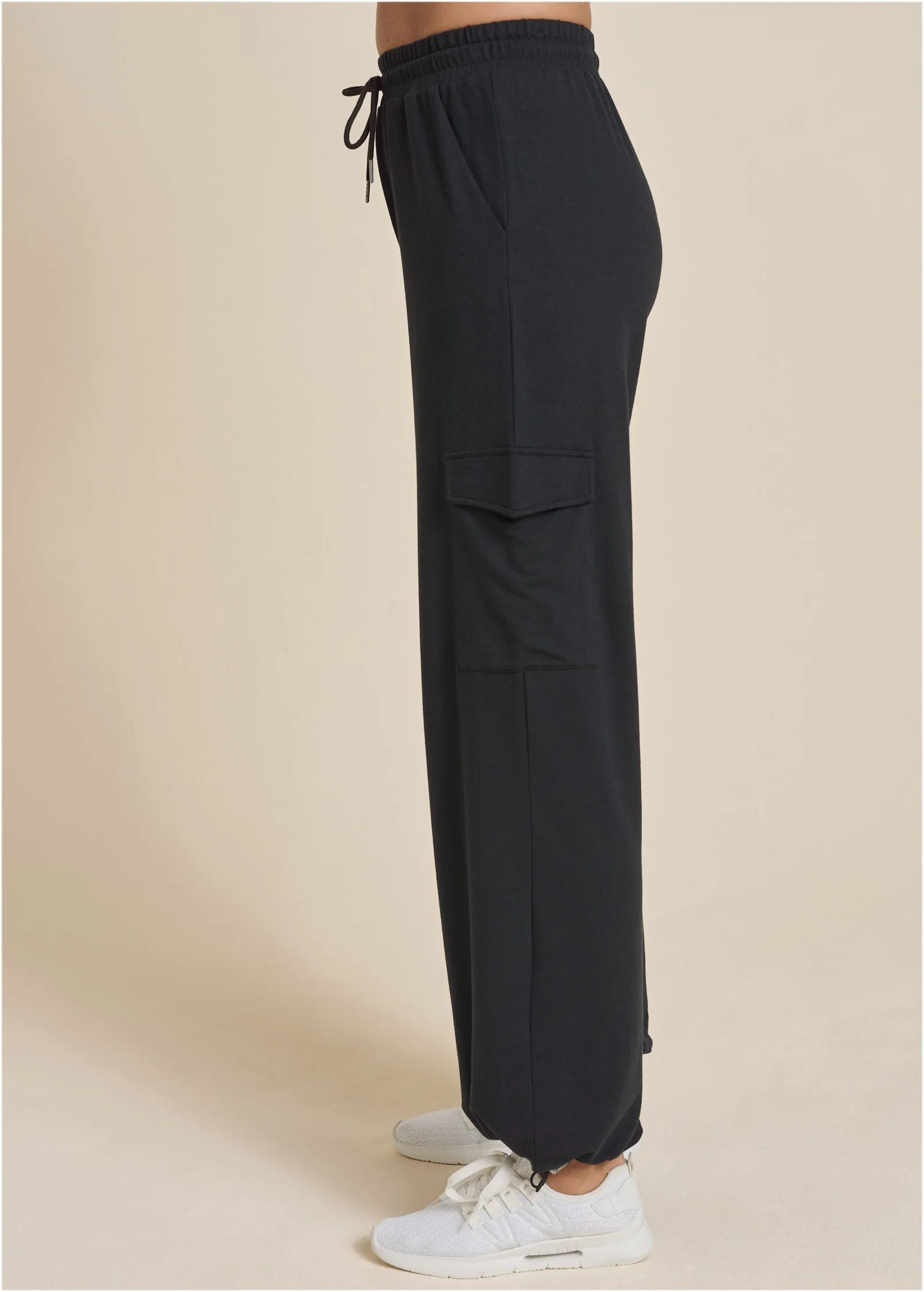 Cargo Lounge Pants - Jet Black sold by VENUS product image thumbnail 4