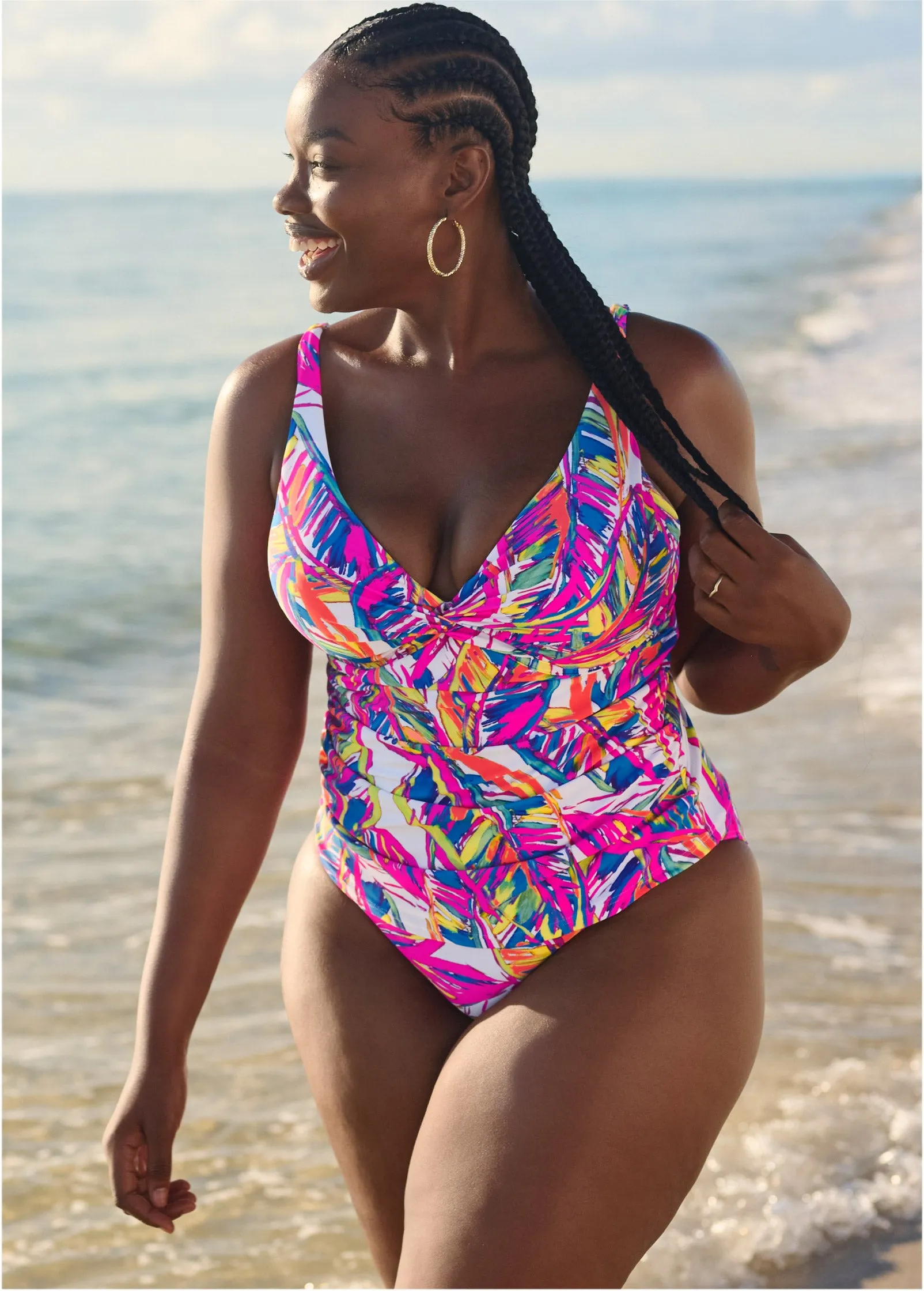 Paros Underwire Tankini - Bright Palm sold by VENUS product image thumbnail 4