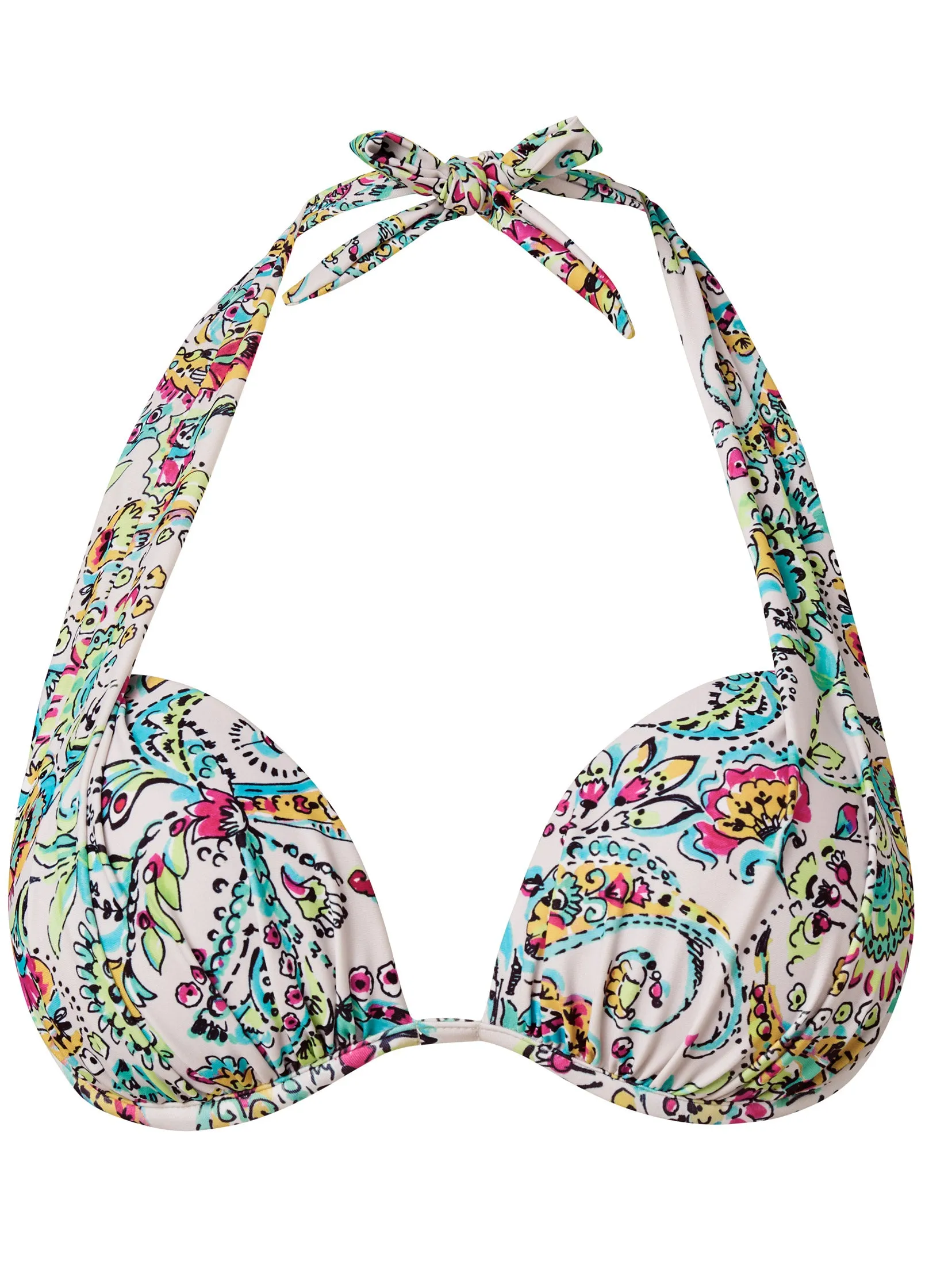 Marilyn Push-Up Bikini Top - Poetic Paisleys sold by VENUS product image thumbnail 3